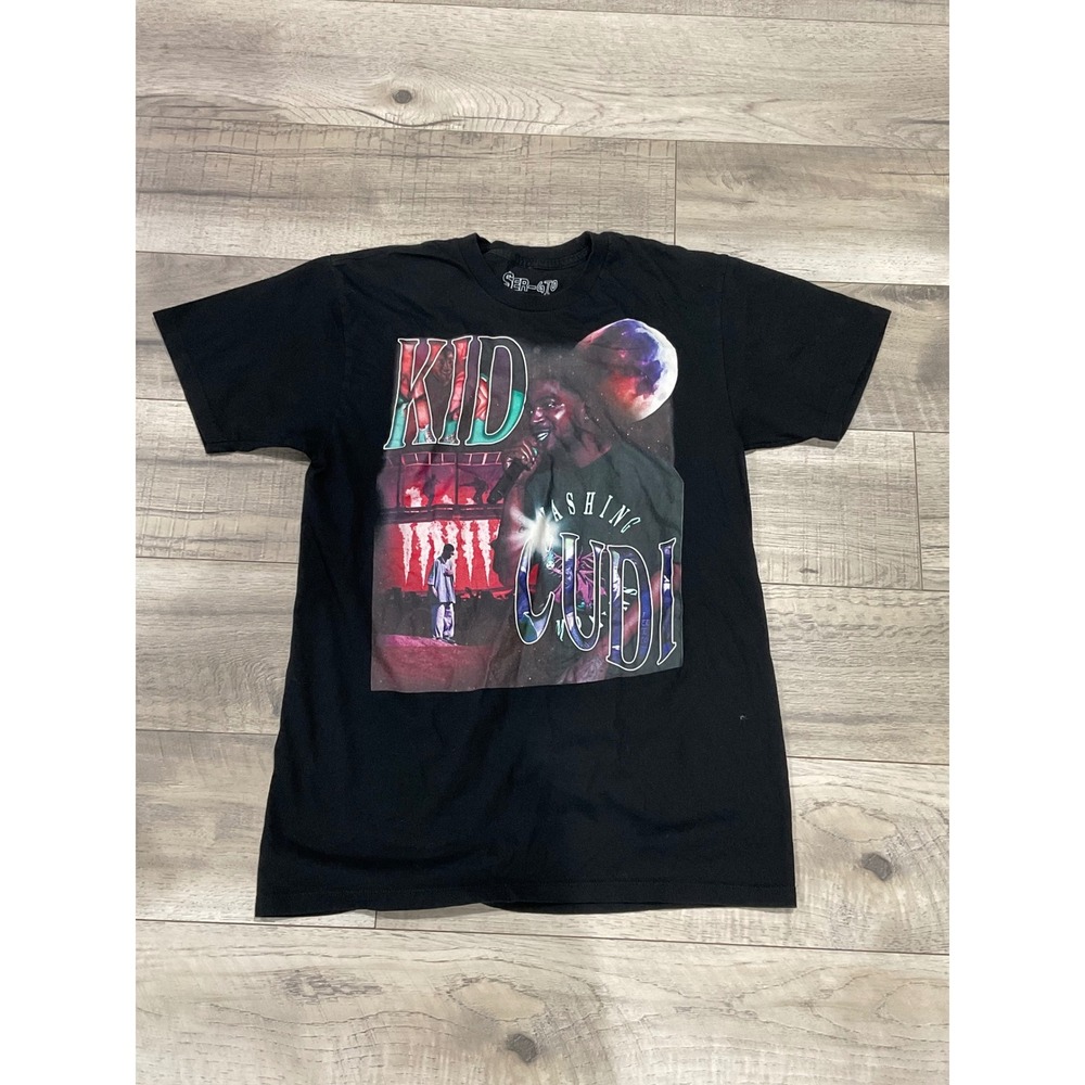 Kid Cudi Sergio Calabasas Graphic T-Shirt Mens Medium Black Concert Tour Tee
